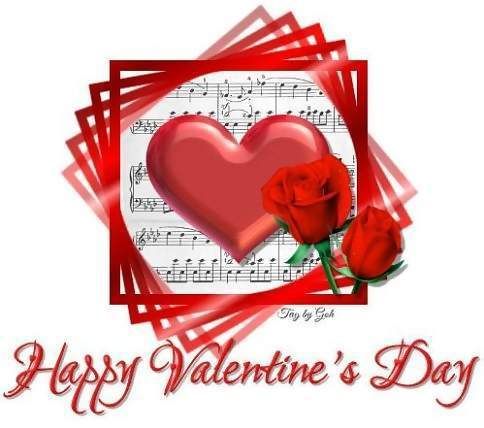 Valentines Music Background Vector. Artist: angelp; File type: Vector EPS