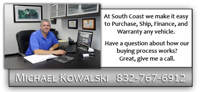 Call Michael Kowalski at 832-767-6912