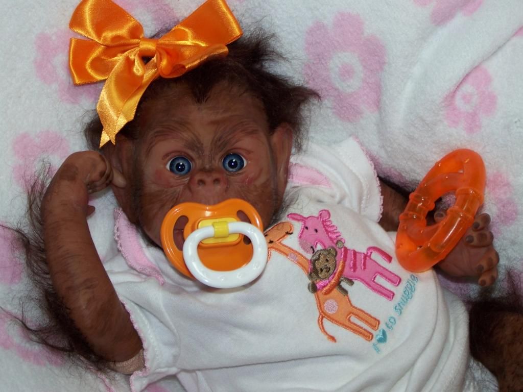 reborn baby monkey dolls