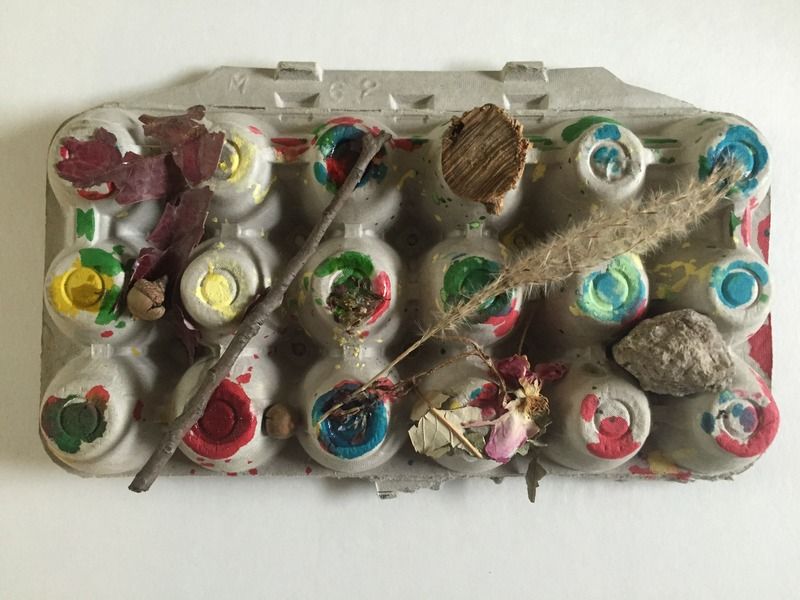 Recycled Egg Carton Project - The Hippie Art Studio
