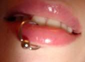 lip piercing,piercing,pierced
