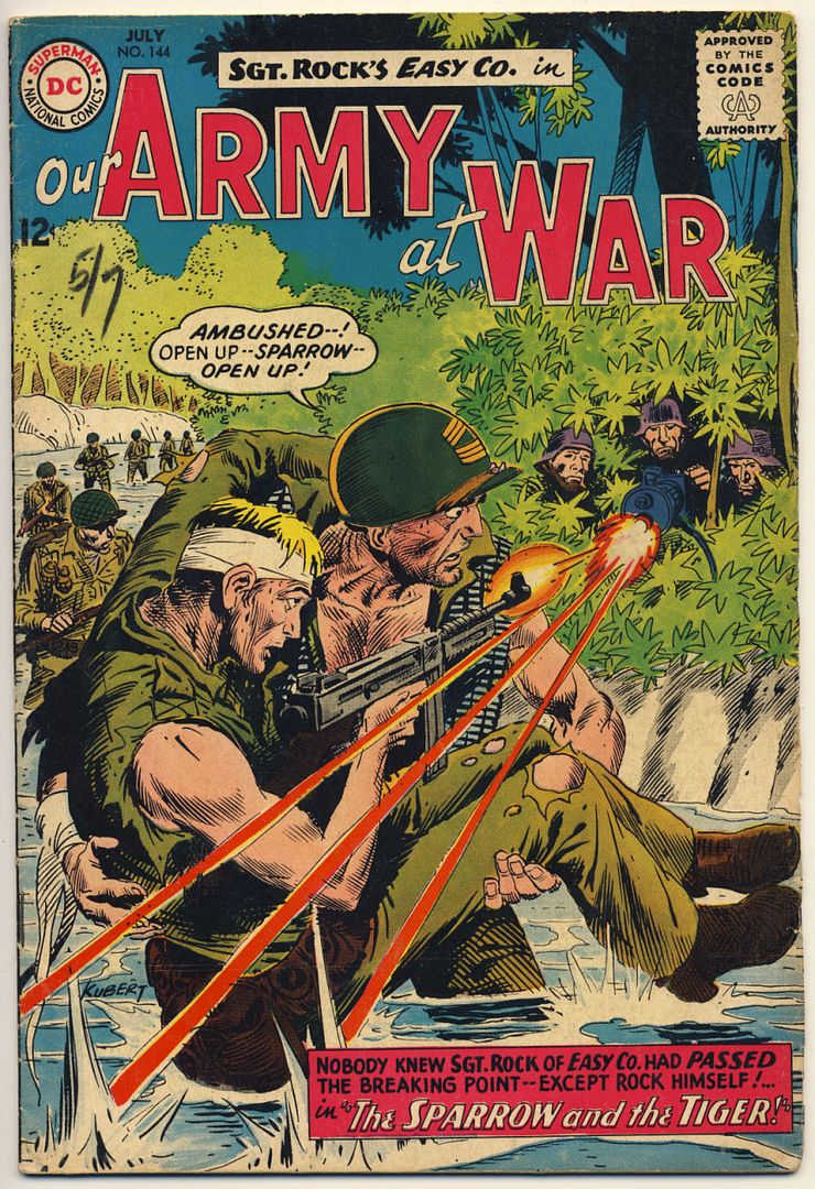 OUR ARMY AT WAR 144 VG Joe Kubert Sgt Rock DC 1964 EBay