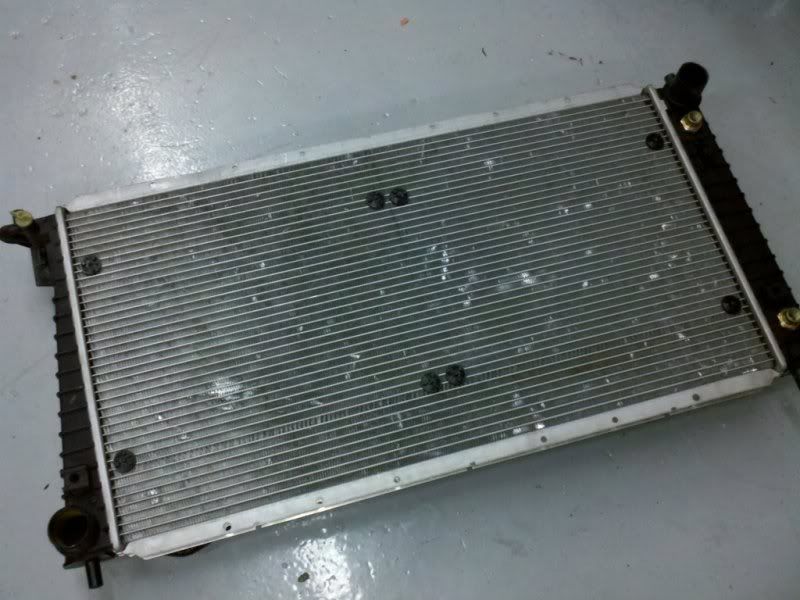 Single core radiator and dual pusher/puller fans Lightning Rodder