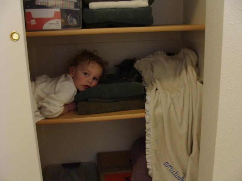 Hanging out in the closet