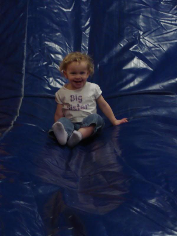 Big grin from the big sister