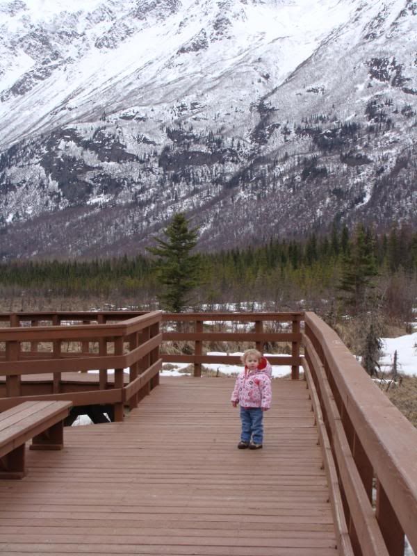 Little girl, big mountains