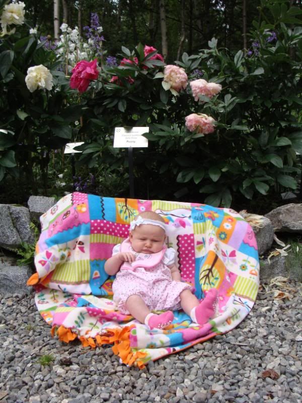 Emelia at the botanical gardens