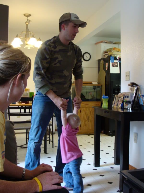 Travis tossing Autumn