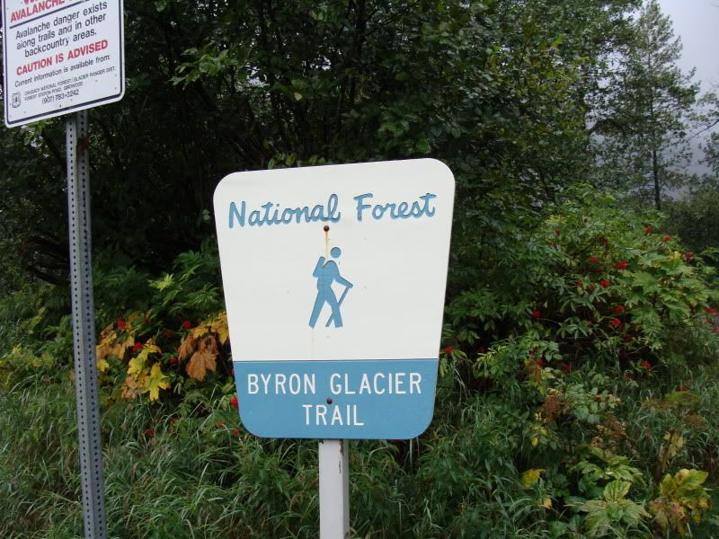 Byron glacier Trail