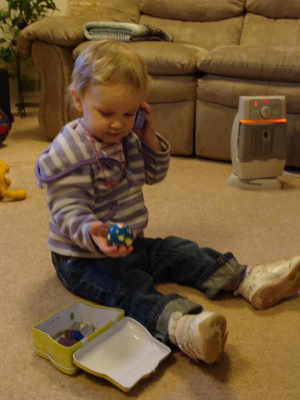 Talking on the phone