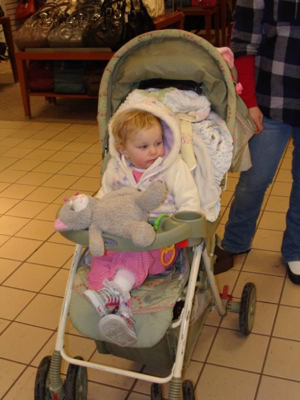 Autumn looking at Riley