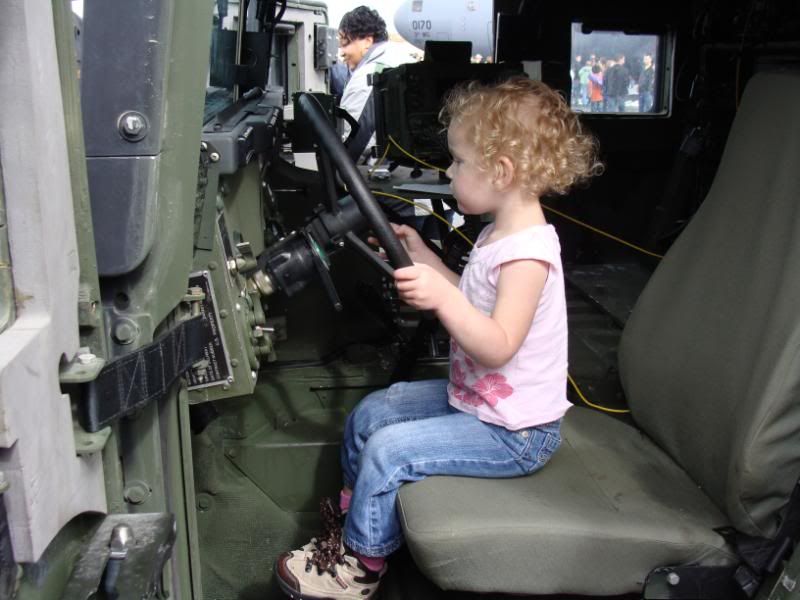 Little girl in a big hmwwv