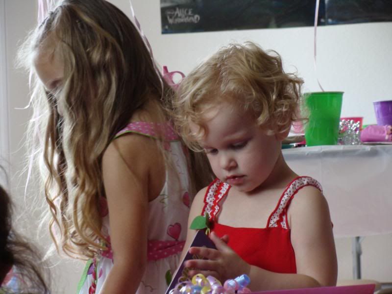 Opening others gifts