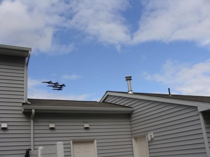 Blue angels over my house