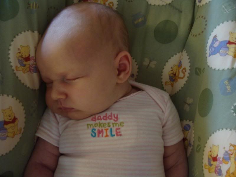 Daddy makes me smile