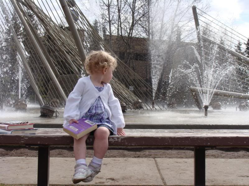 Looking at the water