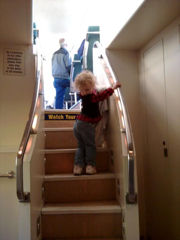 Up and down the whole day