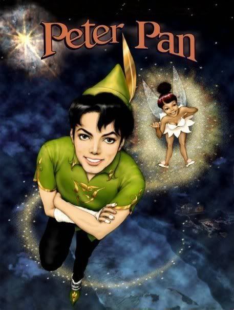 Michael Jackson Peter Pan Janet Tinkerbell Pictures, Images and Photos