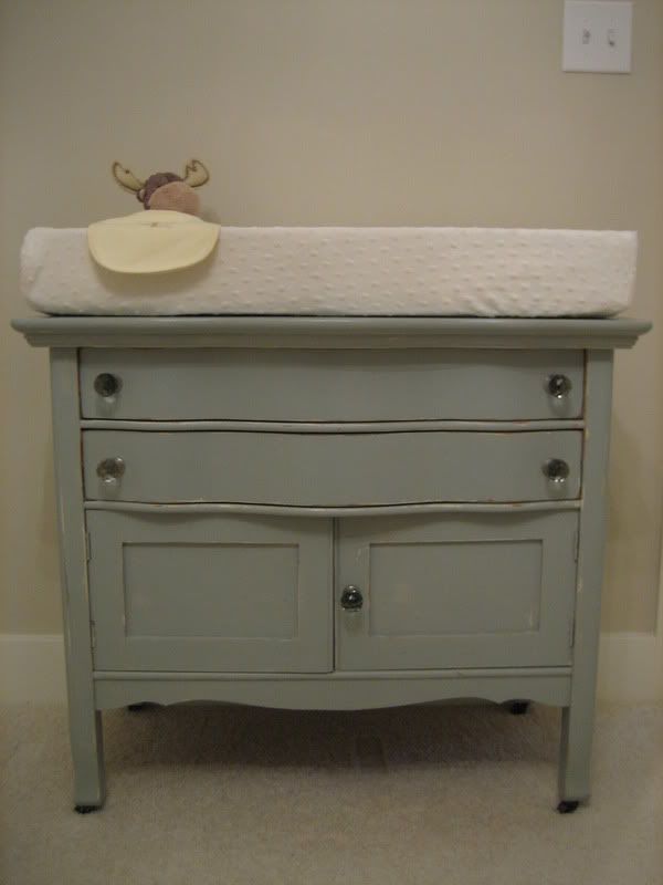 Painted Changing Table