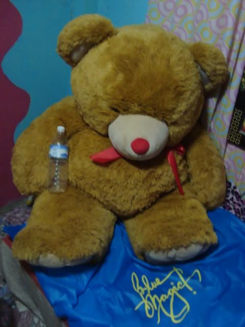 blue magic big teddy bear