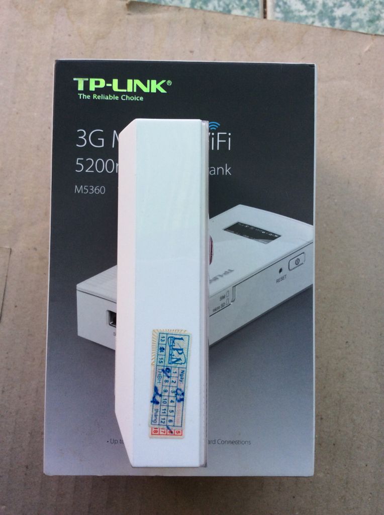 Phát wifi 3G TP-link M5360 kiêm xạc di động  + pin Nokia BL-4u + pin samsung 2100mah
