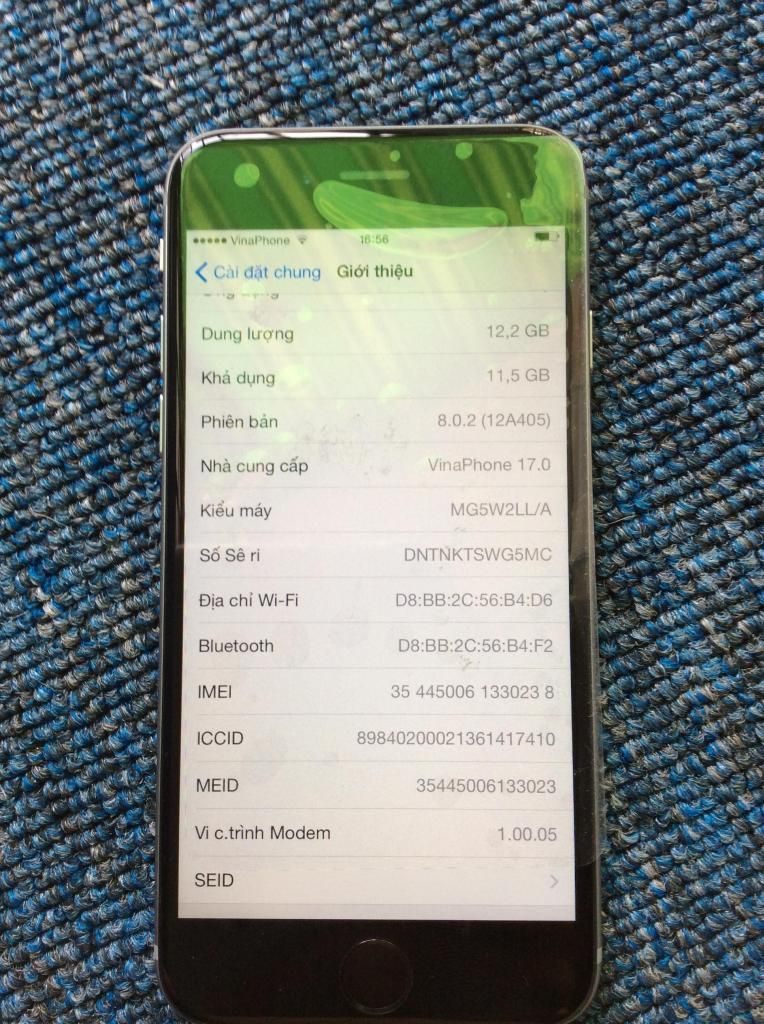 Iphone 6 16GB Grey quốc tế Mỹ fullbox 99.9% - 3