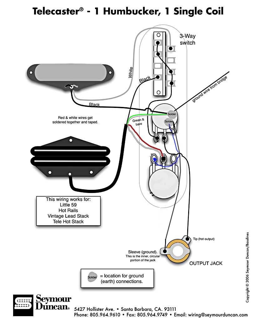 Seymour Duncan Hot Rails Wiring Diagram Telecaster from i131.photobucket.com