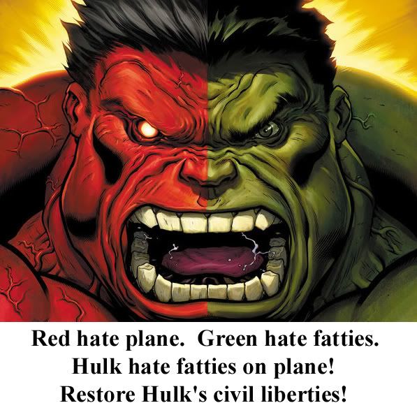 HulkHatePlaneCap