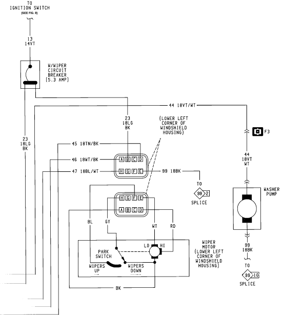 Jeep Yj Wiper Motor Wiring Diagram - Home Wiring Diagram