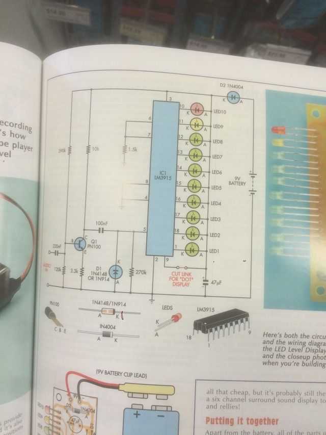LED bar graph that lights up as you turn up a potentiometer