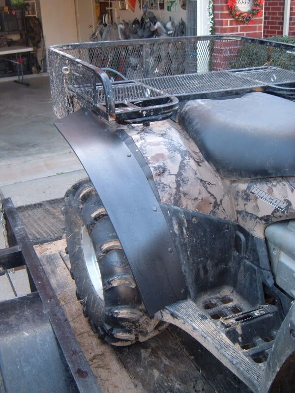 Home Made ATV Fender Flares Refuge Forums