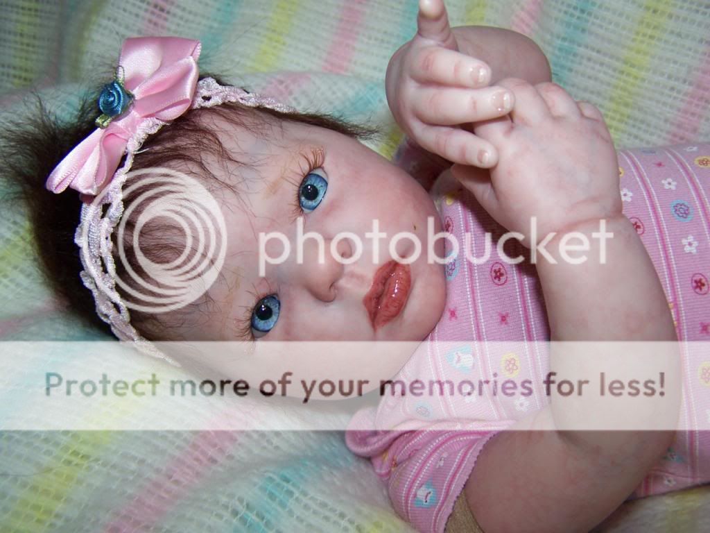Reborn Lifelike Baby Girl Kimi by Donna RuBert Gorgeous EyeCo Eyes Must See