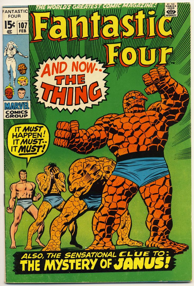 FANTASTIC FOUR #107 VF Stan Lee, John Buscema 1971  