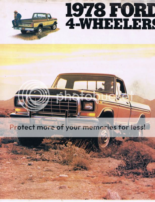 1978 Ford truck brochure #1