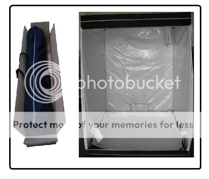 Premium Hydroponic Tent 78x78x78 Hydro Cabinet Grow Box  