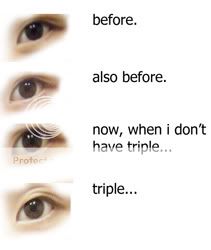 TRIPLE eyelid problem? - soompi hangout - Soompi Forums